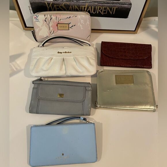 Designer Wallet Bundle Rehab Lot Kate Spade Versace Juicy Fossil Guess lot - Picture 9 of 9